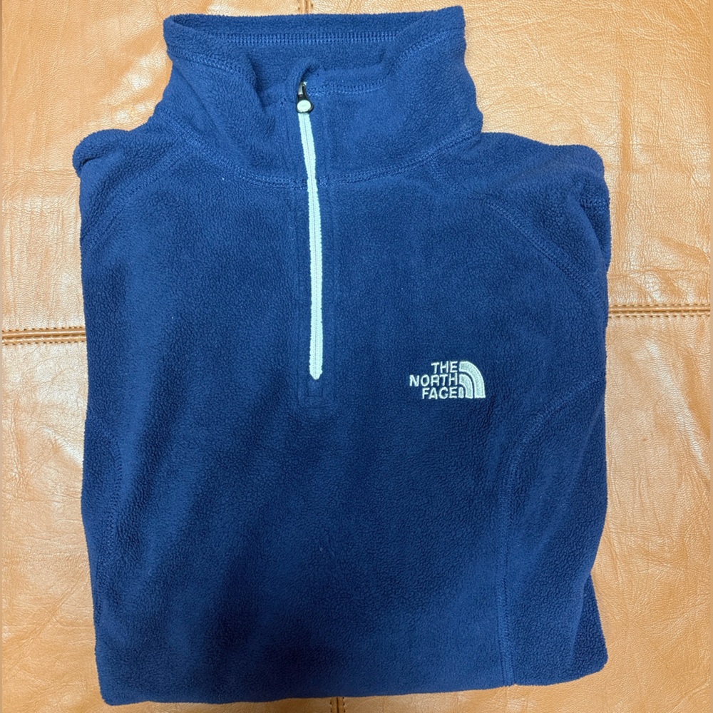 The North Face - Blue Fleece 1/4 Zip - Women’s - SMALL